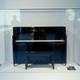 John Lennon's piano, on display